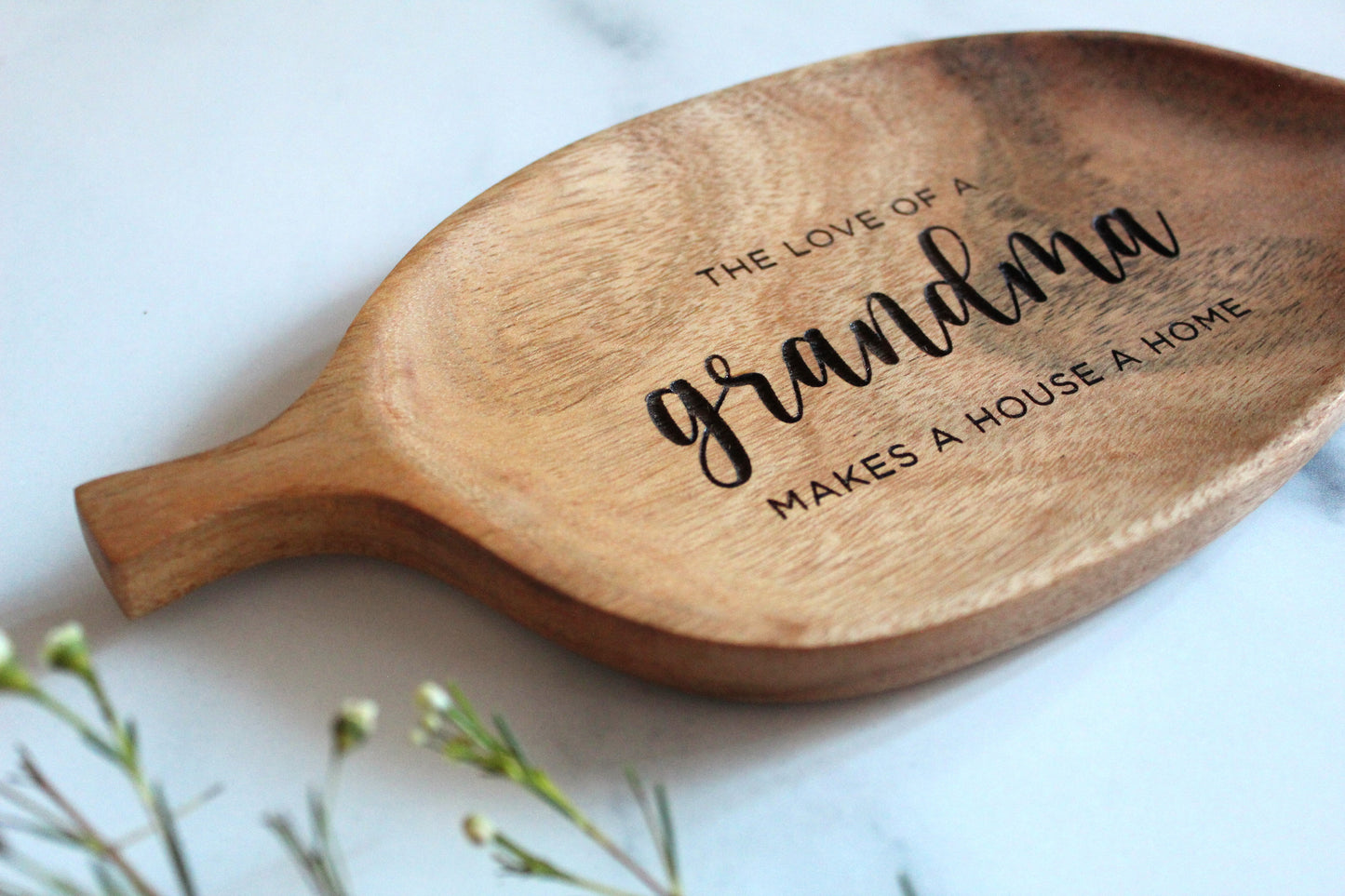 Mini Leaf - Acacia Wood