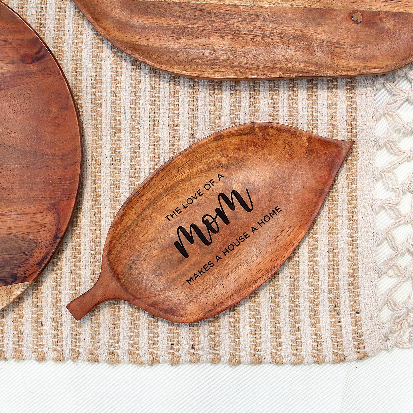 Mini Leaf - Acacia Wood