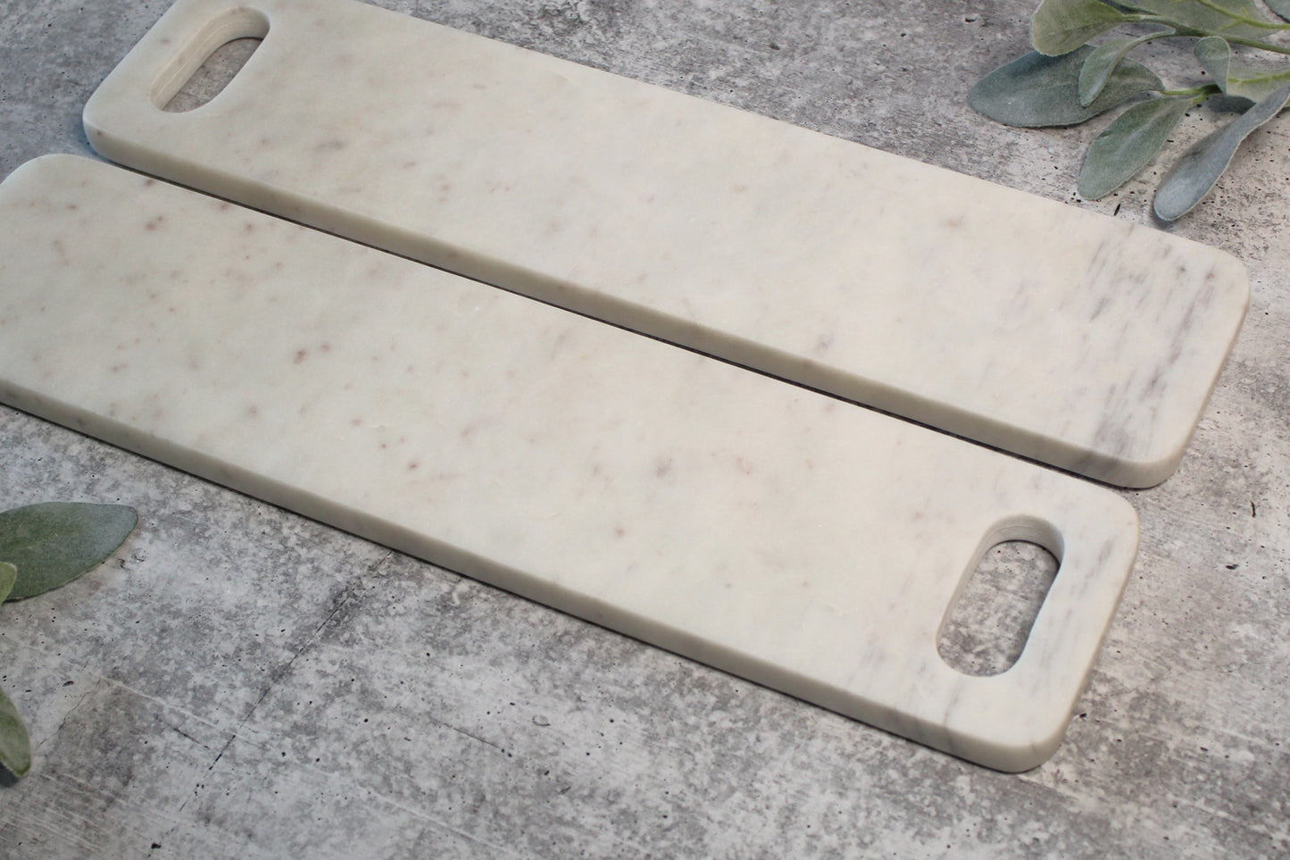 Marble Rectangle Tray with Handle
