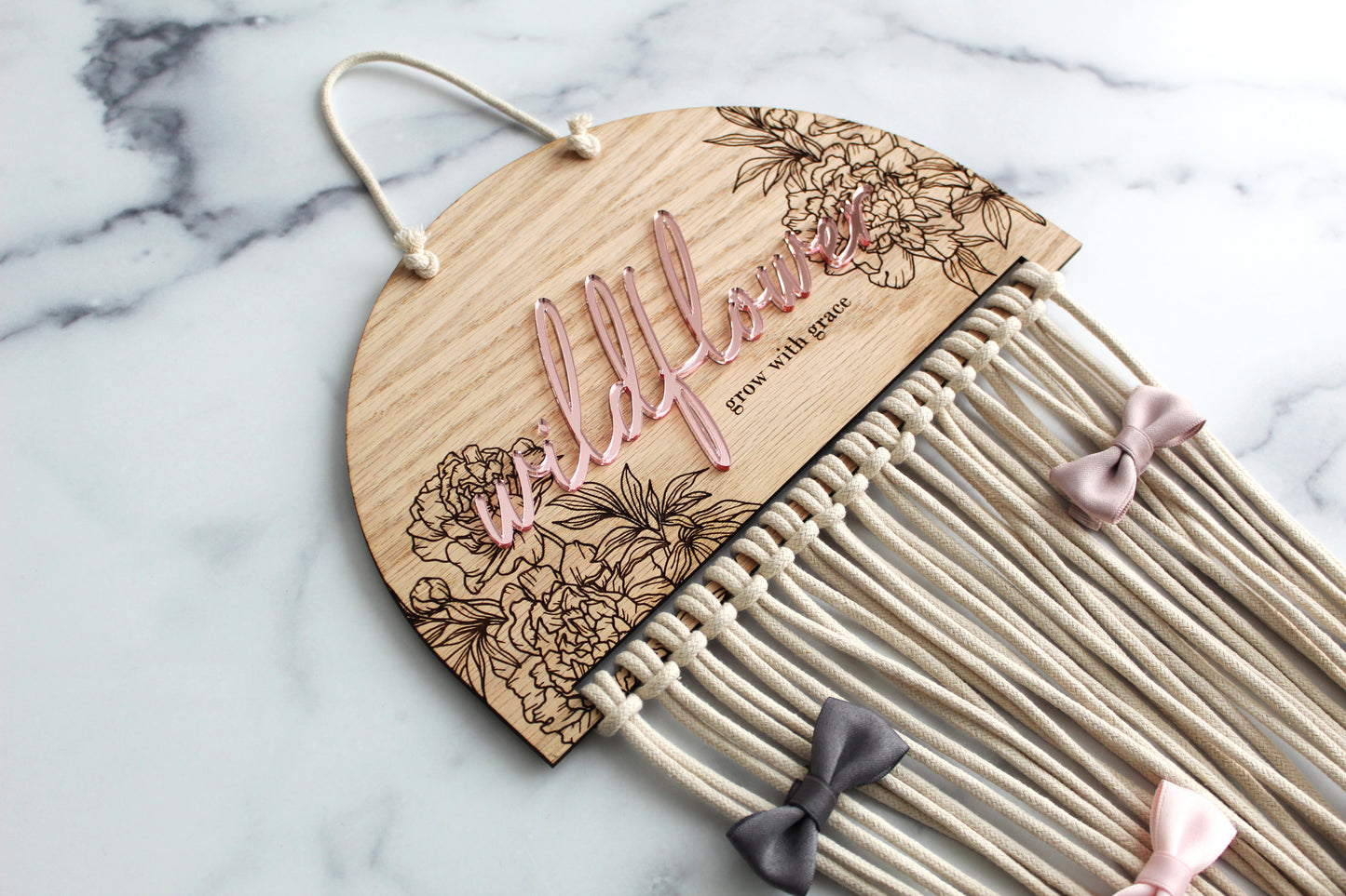 Wildflower Bow Holder