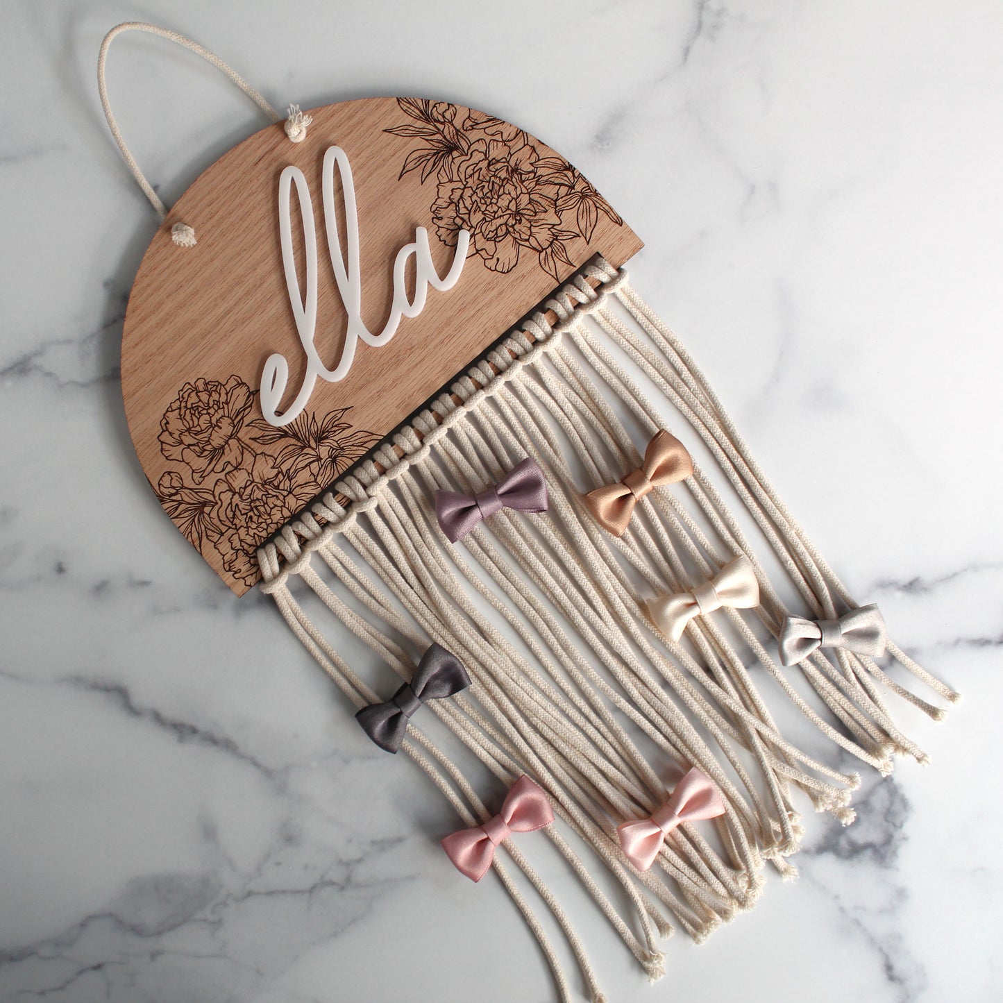 Custom Name Bow Holder