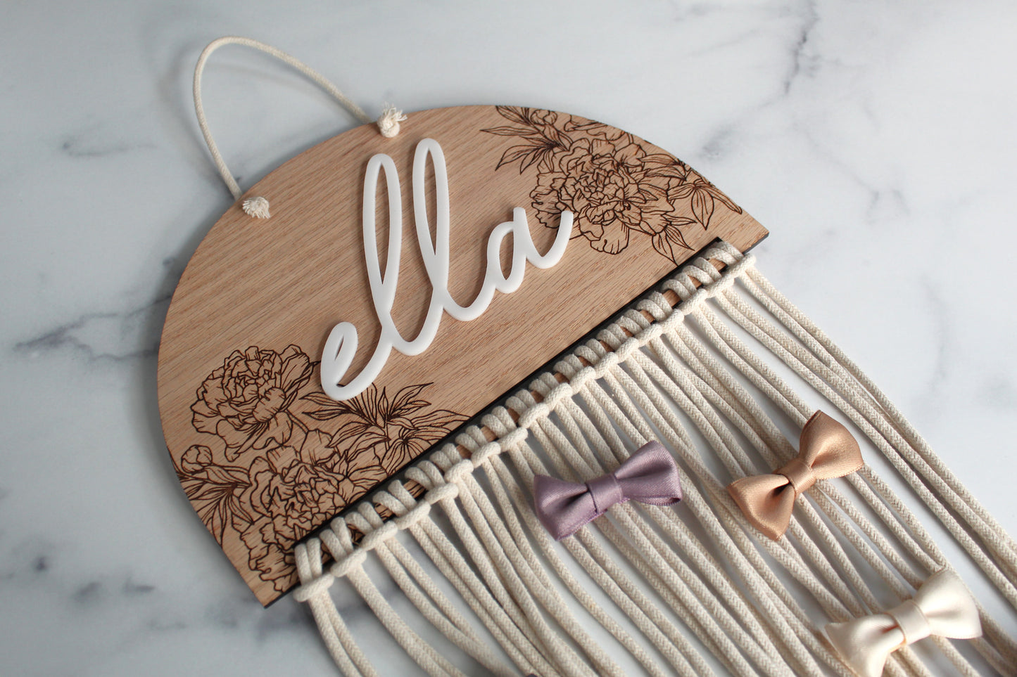 Custom Name Bow Holder