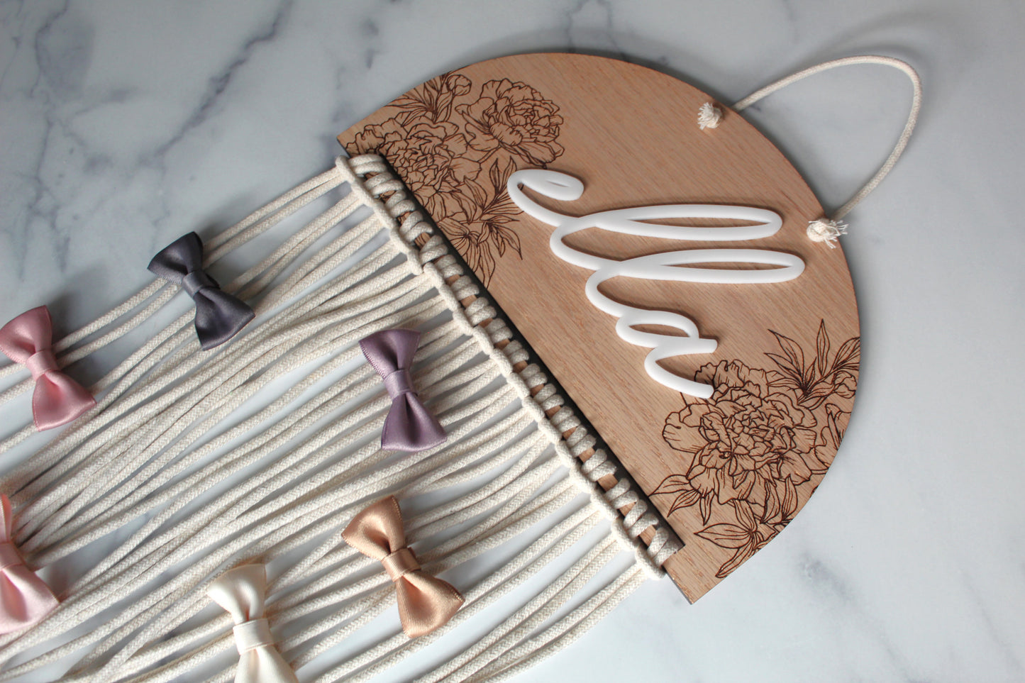 Custom Name Bow Holder