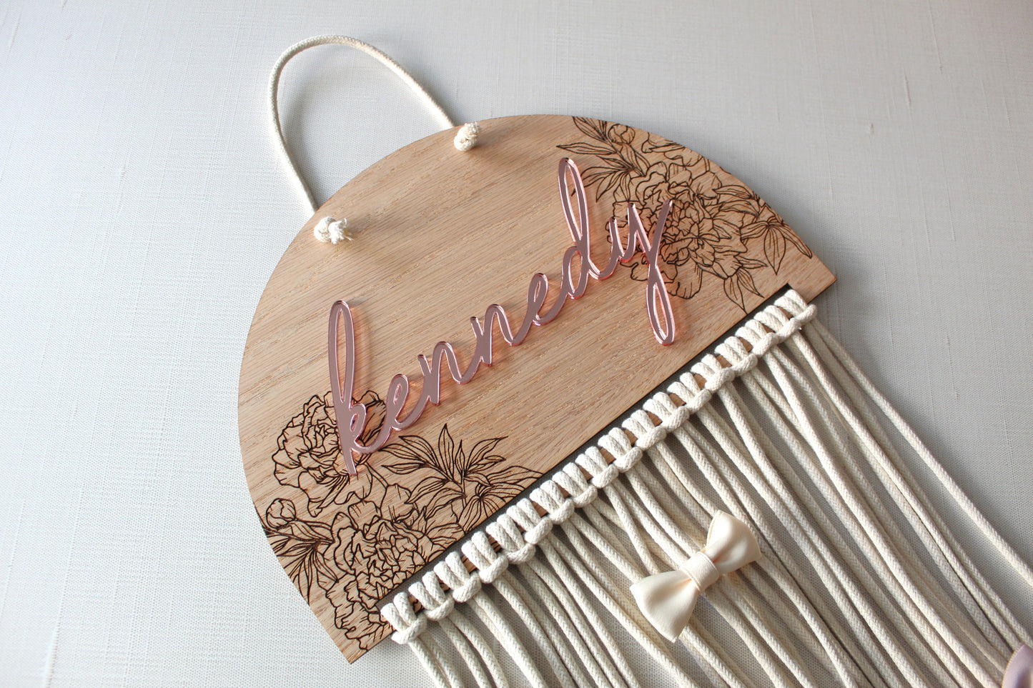 Custom Name Bow Holder