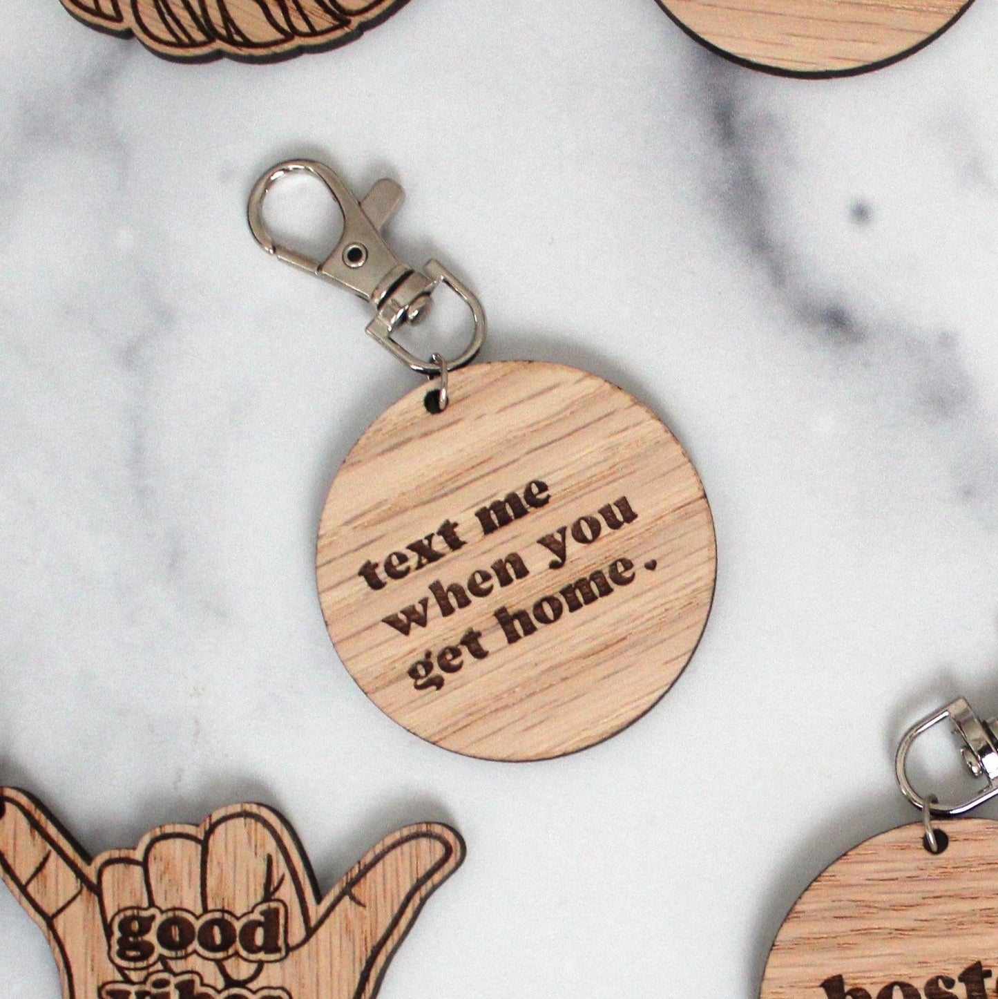 Text Me Keychain