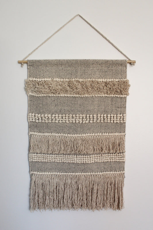 Handwoven Wall Hanging - Natural Off-White