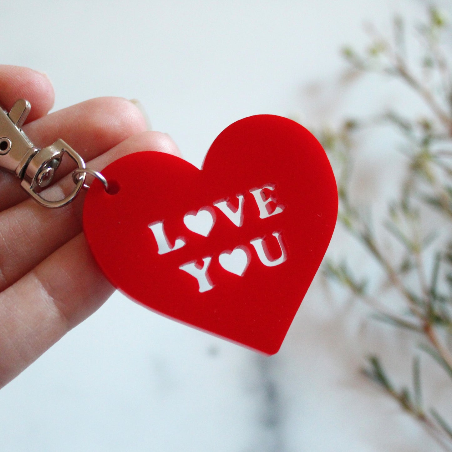 Heart Keychains