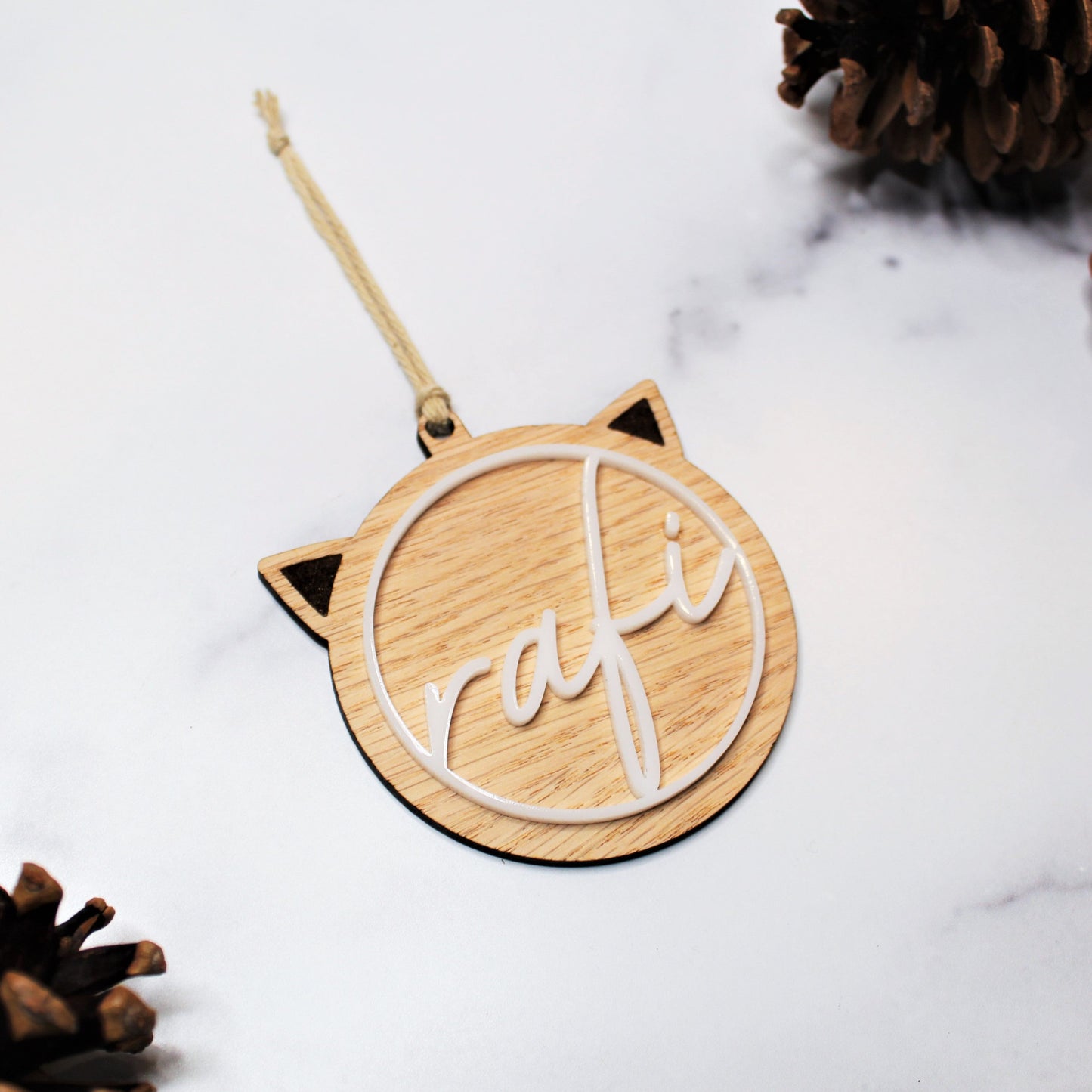 Custom Cat Name Ornament