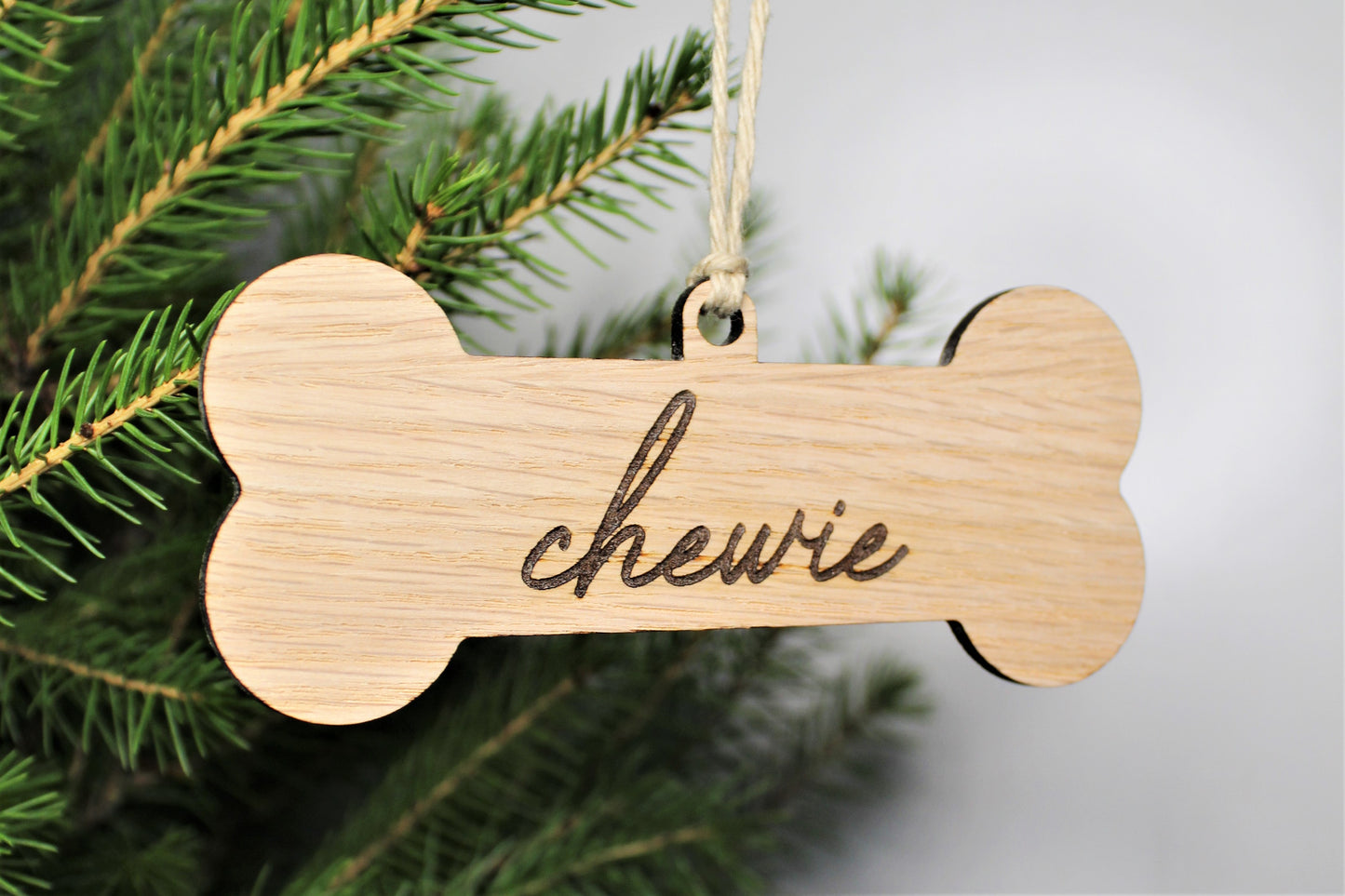 Custom Dog Bone Ornament