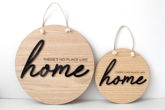 There's No Place Like Home Wall Sign